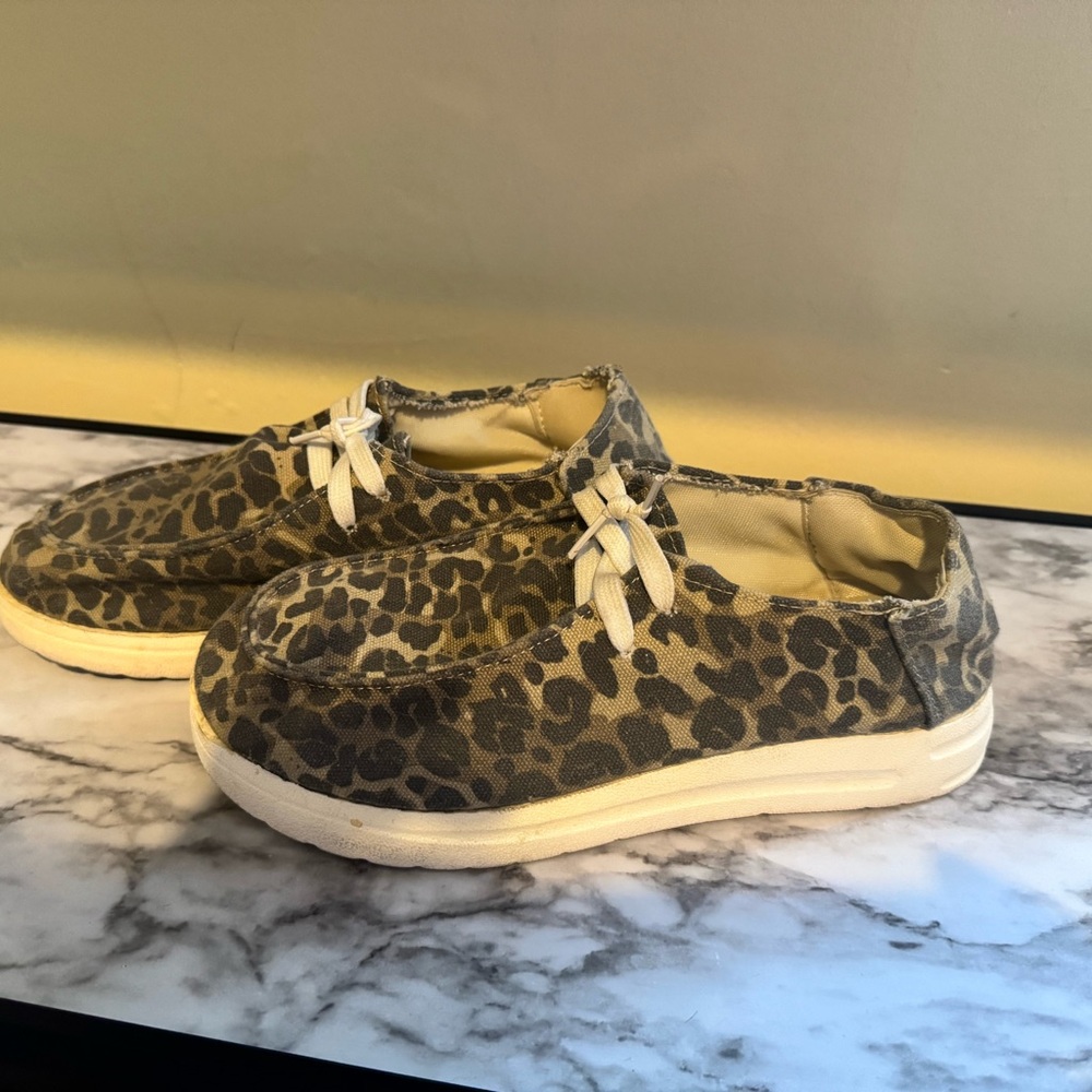 Leopard Print Women's Loafers